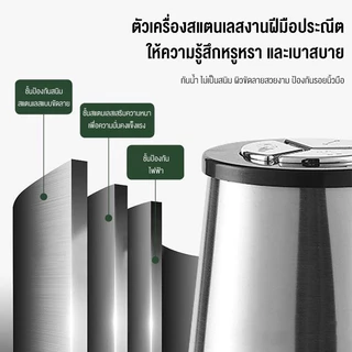 เครื่องปั่น 5L อเนกประสงค์ เครื่องปั่นพริก สแตนเลส304 2ลิตร เครื่องบดอาหาร ส่วนง่ายและทำ