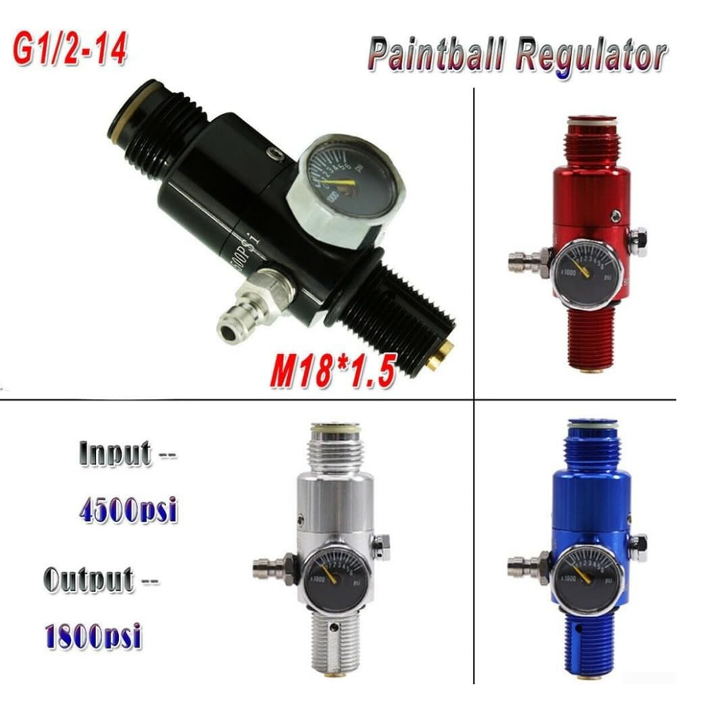 เร็คกูเลเตอร์แรงดันสูง (แถมชุดซ่อม) เกลียว M18x1.5  800 psi // 1800 psi
