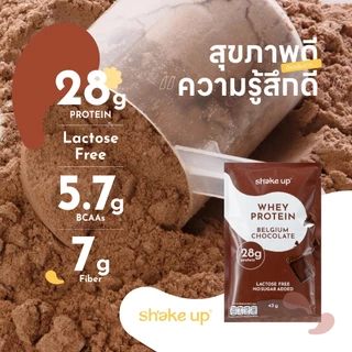 Sháke up เวย์โปรตีนซองพกพา To-Go (10 ซอง) | High Protein 28g | Lactose free | No Sugar added