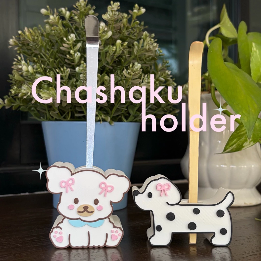 ที่วางช้อนตักมัทฉะ (Chashaku holder) Puppy Love Collection💘 ***Dotty ไม่สามารถใส่ช้อนของทางร้านได้ค่ะ
