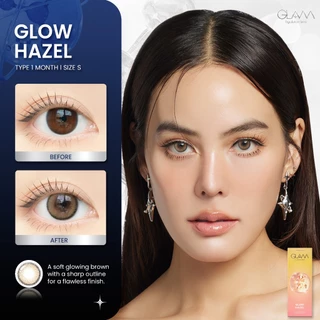 [ ซื้อ2คู่ถูกกว่า ] GLAMเลนส์รางวัล Best Seller3ปีซ้อน🏆รุ่นGlow Hazel เลนส์ไฮยาลูรอน สำหรับคนตาแห้ง