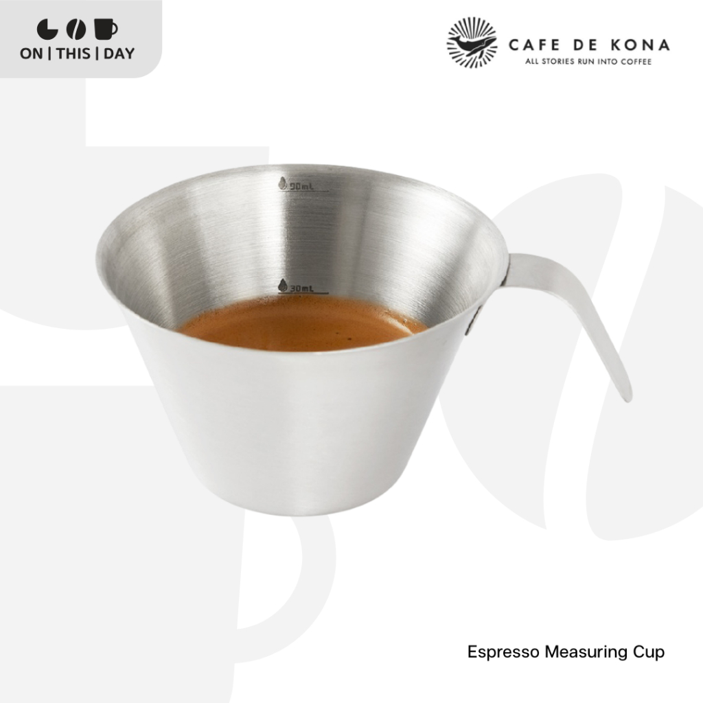 CAFEDE KONA Espresso Measuring Cup ถ้วยเอสเพรสโซ่ 90 ml