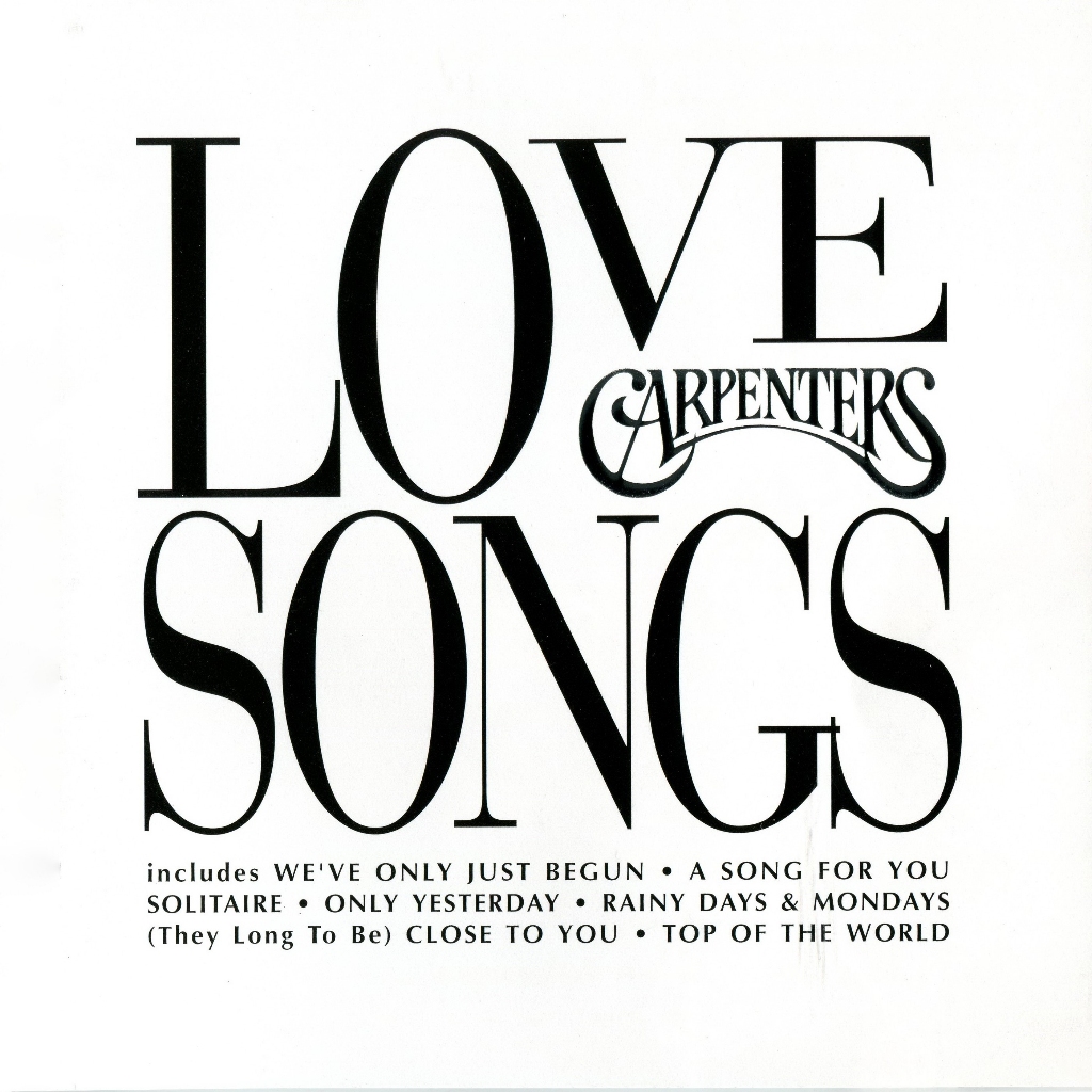 CD Audio เพลงสากล The Carpenters - Love Songs [1997] (แผ่น Remake + screen ทำจากไฟล์ FLAC)