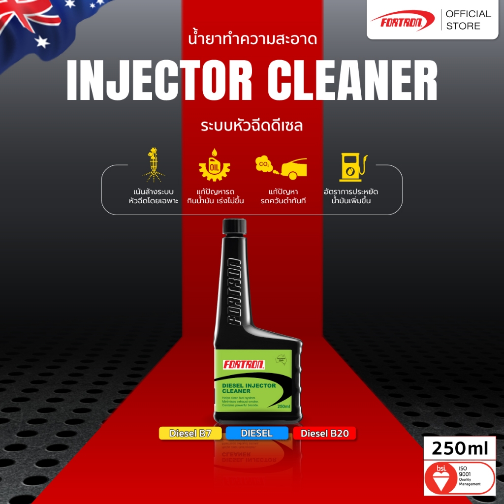 Fortron น้ำยาล้างหัวฉีด เครื่องยนต์ดีเซล ระบบหัวฉีด Diesel Injector Cleaner (250 ml)