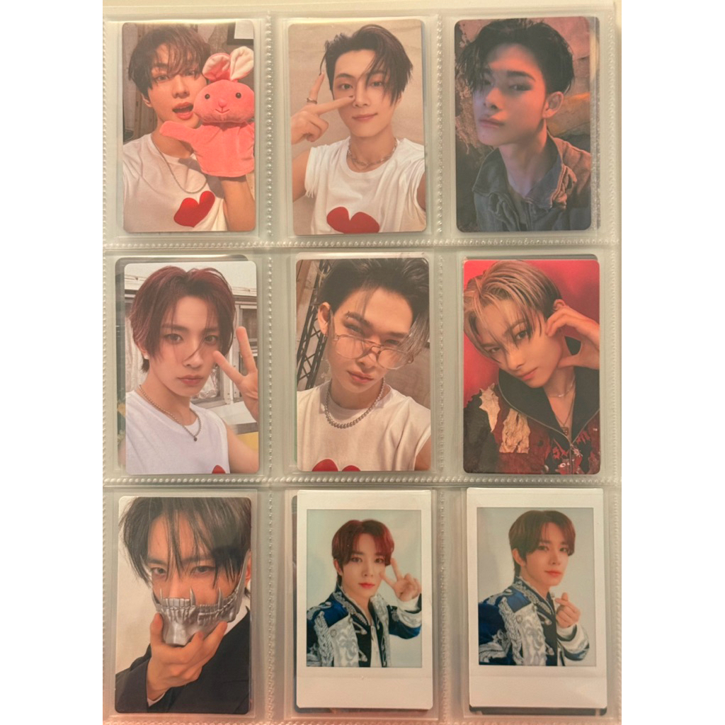 1 Enhypen photocards จากบั้มกับpob (ถ้าไม่เห็นการ์ดที่อยากได้ให้ไปดูอีกตะกร้านึงนะคะ)