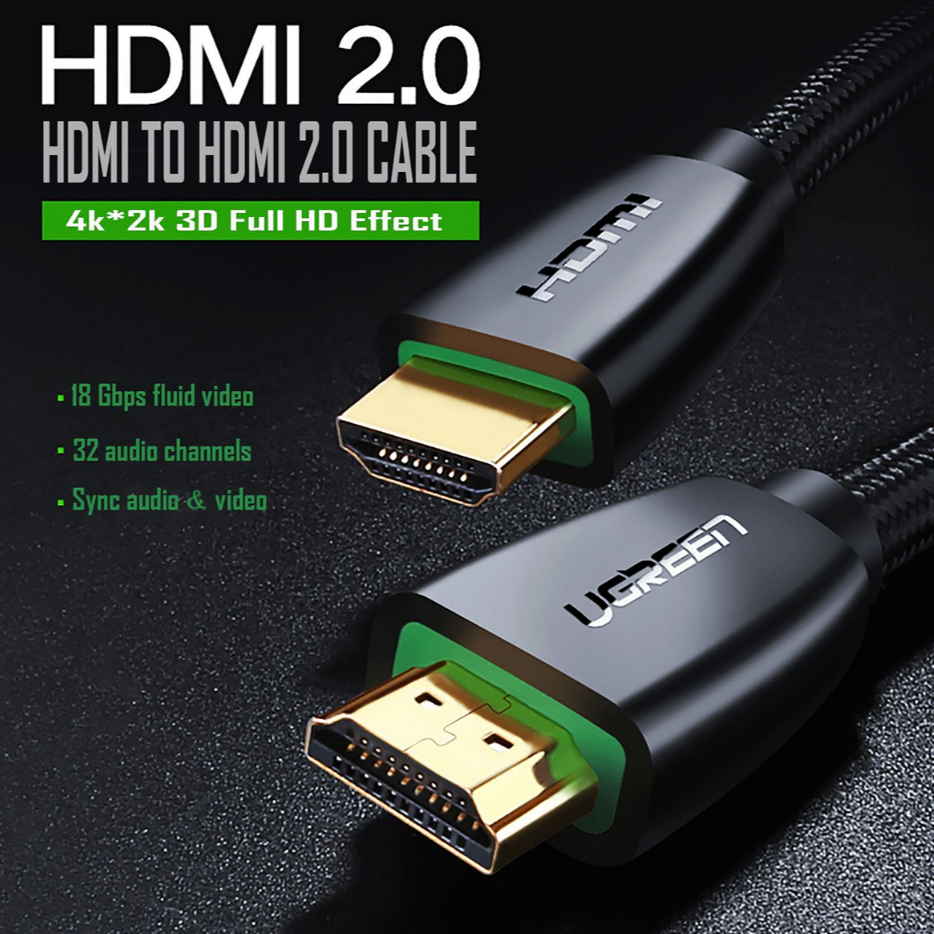 Ugreen Hdmi Cable Hd118 Male To Male Cable Version 2.0 4K/3D 60 Hz