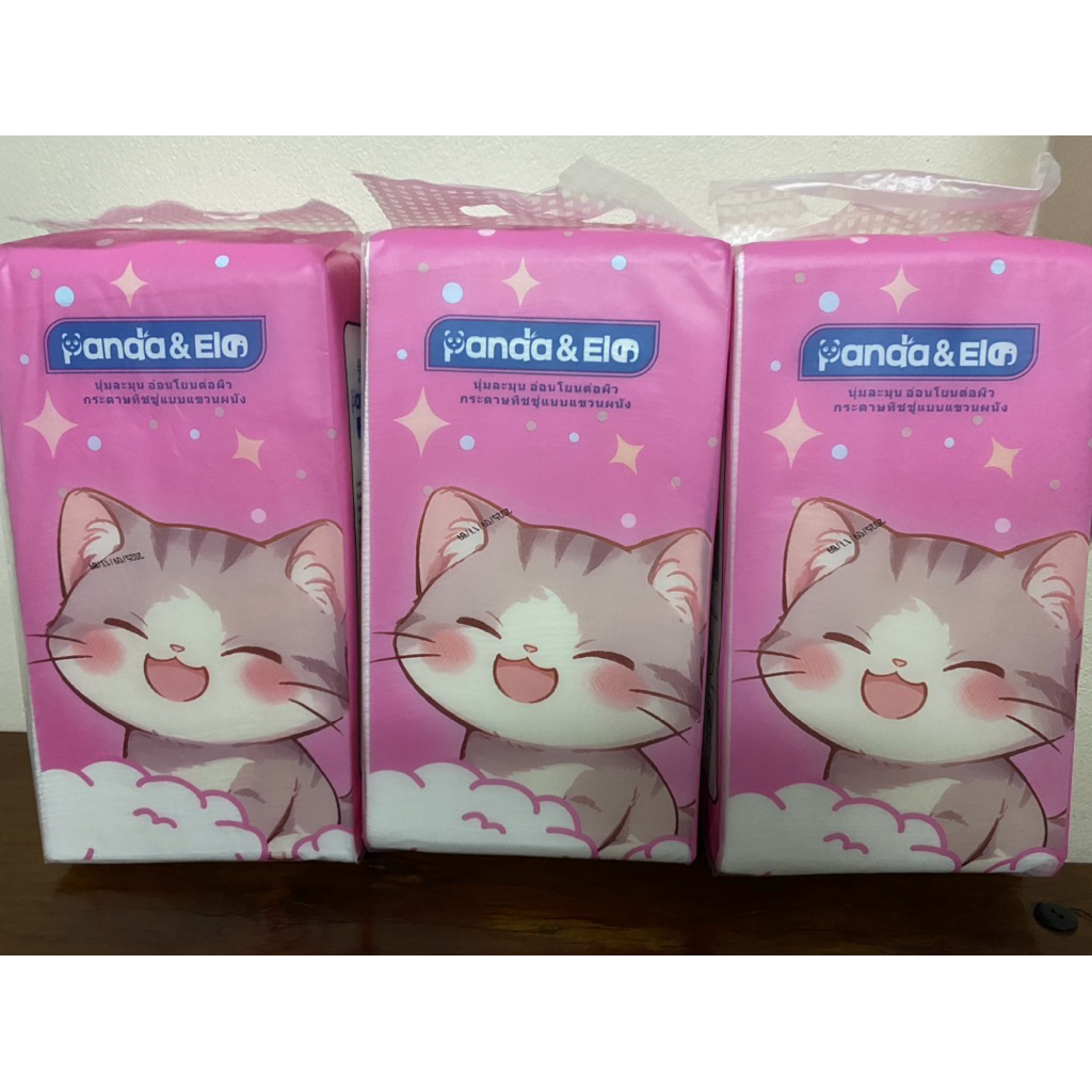 ทิชชู่ Panda&ele นุ่ม ไม่ระคายเคือง ไร้กลิ่น