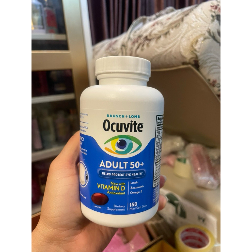 Ocuvite Adult 50+ 150 softgels จาก Bausch + Lomb วิตามินตา