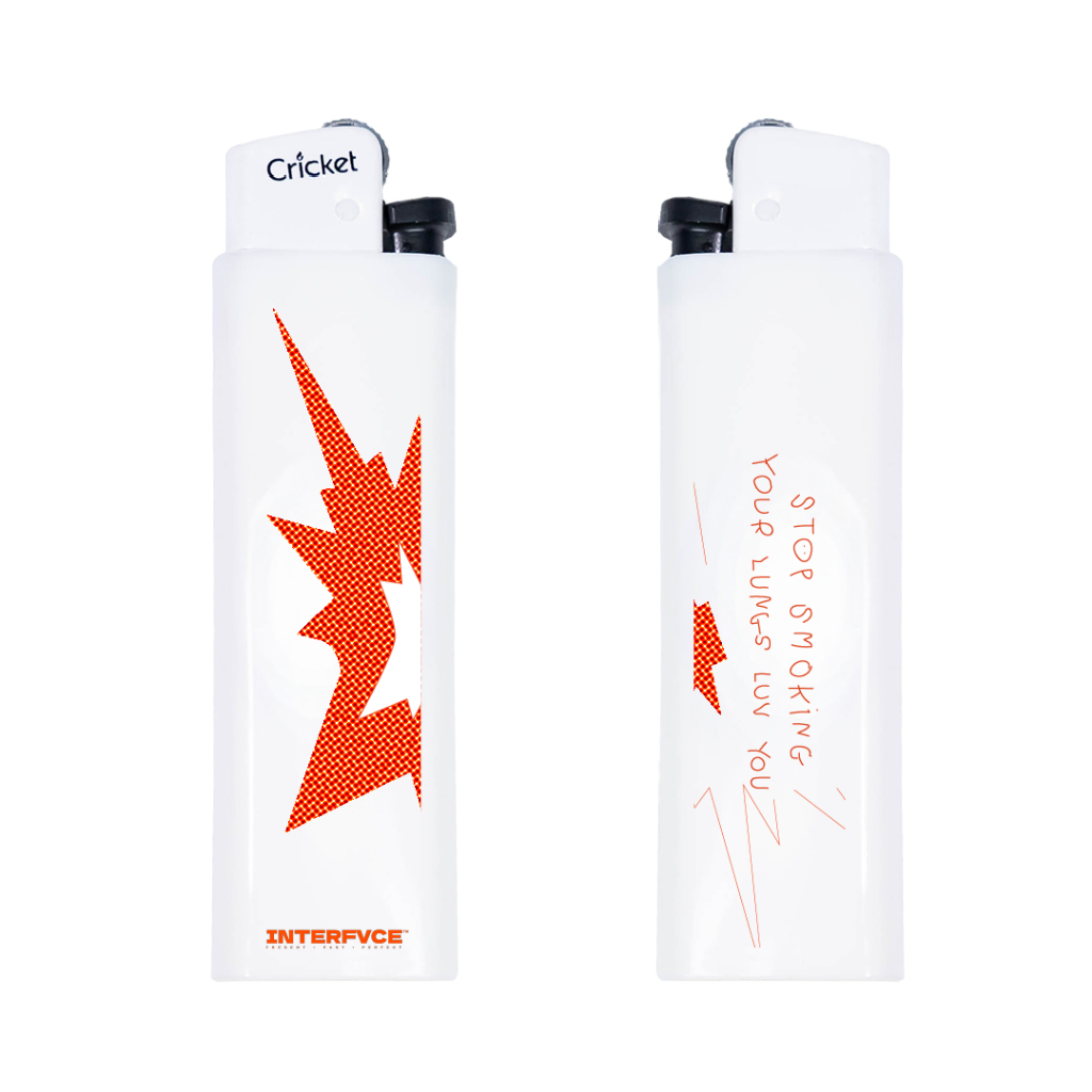 INTERFVCE LIGHTER - WHITE ไฟแช็ค สีขาว