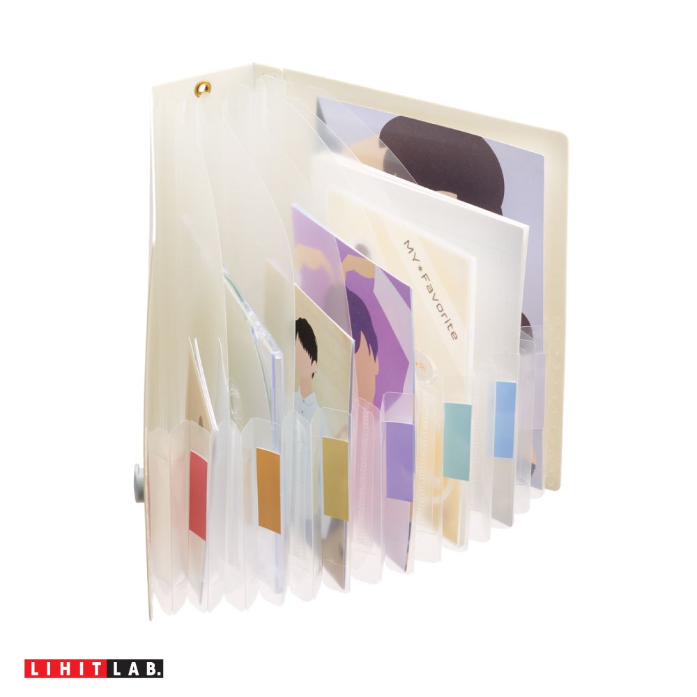 LIHIT Myfa Accordion Collection File B6 (แฟ้มหีบเพลง 7 ช่อง) F-3350