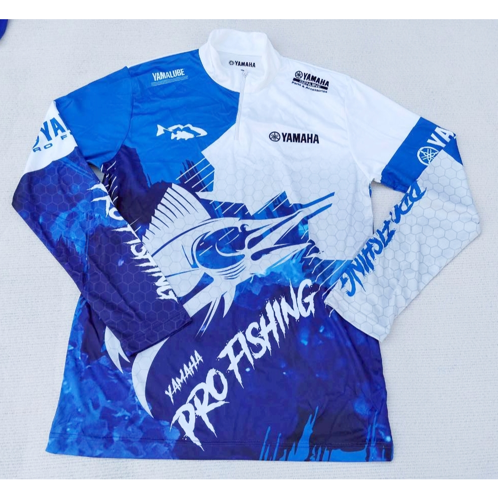 ของแท้ KELA Yamaha Pro Fishing เสื้อคอซิบ ตกปลา แขนยาว ยามาฮ่า ของแท้ศูนย์ Genuine MOTOR SPORT  ใหม่