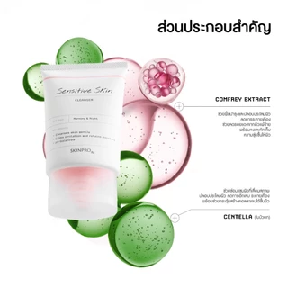 แพ็คสุดคุ้ม! Sensitive Skin Cleanser คลีนเซอร์เพื่อผิวแพ้ง่าย เติมความชุ่มชื้น 50 ml. x 4 ชิ้น