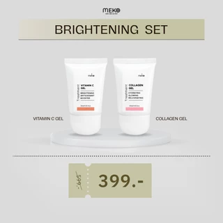 [meko skincare] เซตคู่ สูตรผิวไบรท์ ผิวเด้งฟู กระจ่างใส Vit C +Collagen