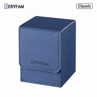 BERYFAM กล่อง DECK ใส่การ์ด 100+ หนัง PU โปเกมอน สะสมการ์ด แรงแม่เหล็ก Pokemon Yugioh Toploade กล่อง DECK Blueberry