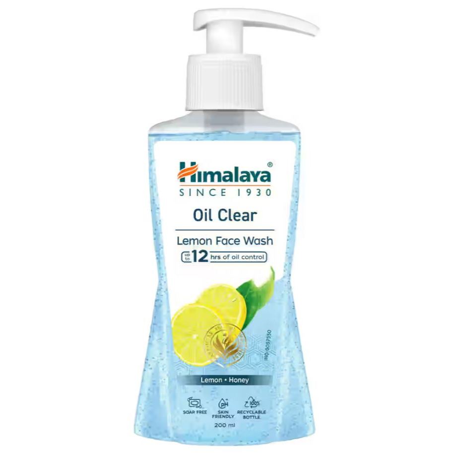 HIMALAYA OIL CLEAR LEMON FACE WASH REMOVES EXCESS OIL เจลล้างหน้าสูตรสมุนไพรธรรมชาติ