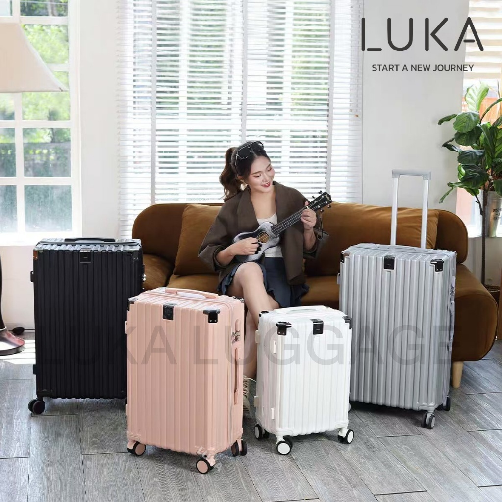 กระเป๋าเดินทาง LUKA กระเป๋าเดินทาง วัสดุABS+PC 20 24 28  องศาอย่างมีสไตล์ ล้อหมุนได้ 360 น้ำหนัก เบา ประกัน5ปี - รูปที่ 2