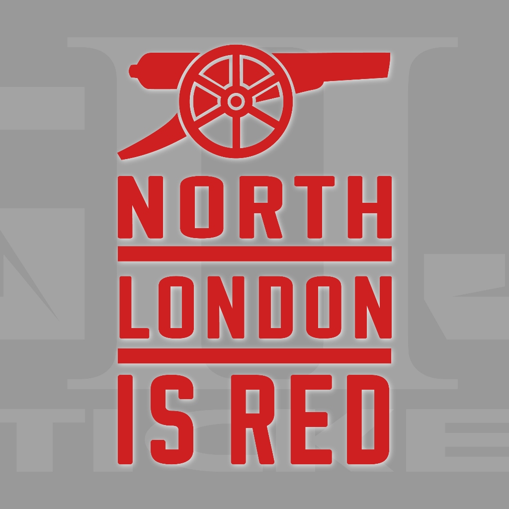 อาร์เซนอล Arsenal นอร์ทลอนดอน สติ๊กเกอร์สะท้อนแสง ติดรถยนต์ มอเตอร์ไซต์ ถังน้ำมัน หมวกกันน็อก