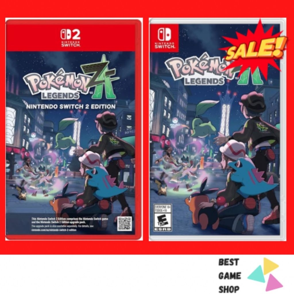 Pokemon Legends Z-A Nintendo Switch 1 / 2 (แผ่นมือ2) Pokemon ZA