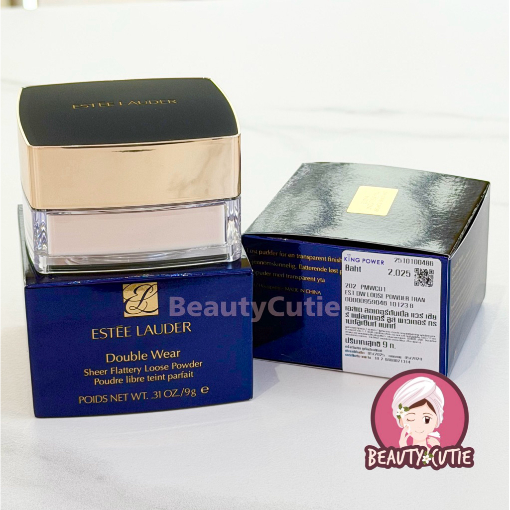 🌟Estee Lauder Double Wear Sheer Flatterly Loose Powder 9 g ผลิตปี 2025🌟ป้ายคิง แท้💯 จาก King Power