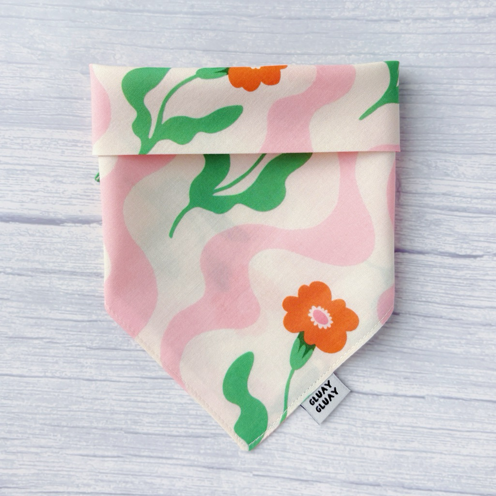 GLUAY GLUAY - ผ้าพันคอหมาแมว ผ้าพันคอสัตว์เลี้ยง ผ้าพันคอคนคู่หมาแมว - Summer sweet