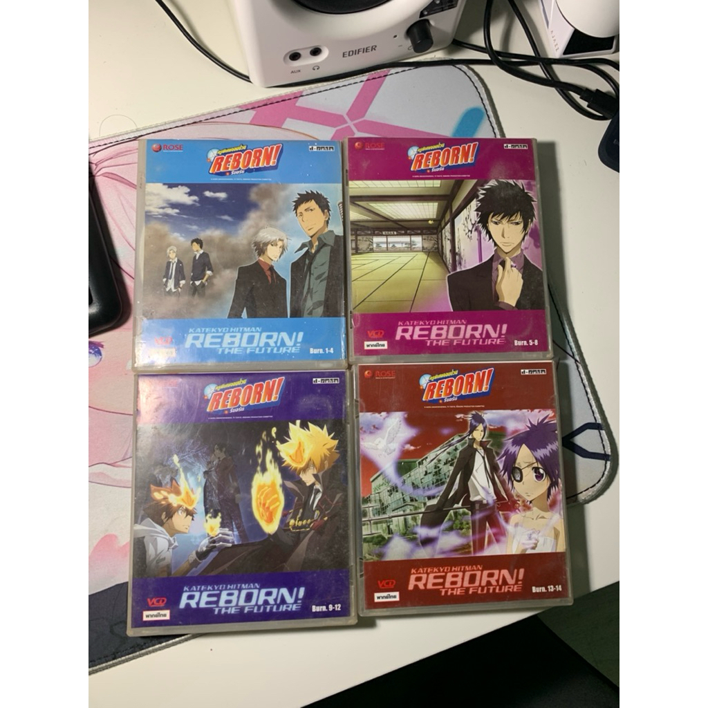 VCD/DVD ครูพิเศษจอมป่วน รีบอร์น REBORN! แผ่น Rose Media ครบจบภาค เดอะฟิวเจอร์