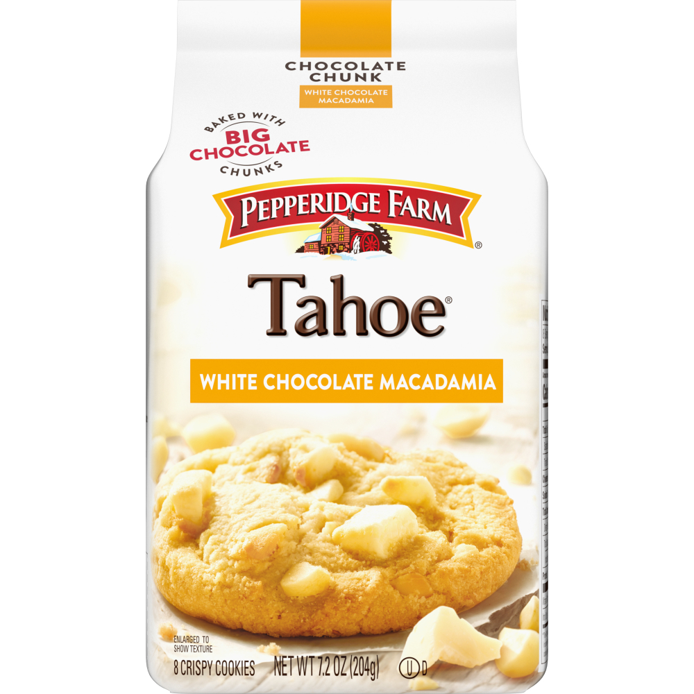 เปปเปอร์ริดจ์ฟาร์ม คุกกี้ผสมไวท์ช็อกโกแลตและถั่วแมคคาเดเมีย Pepperidge Farm  Chunk White Chocolate 2