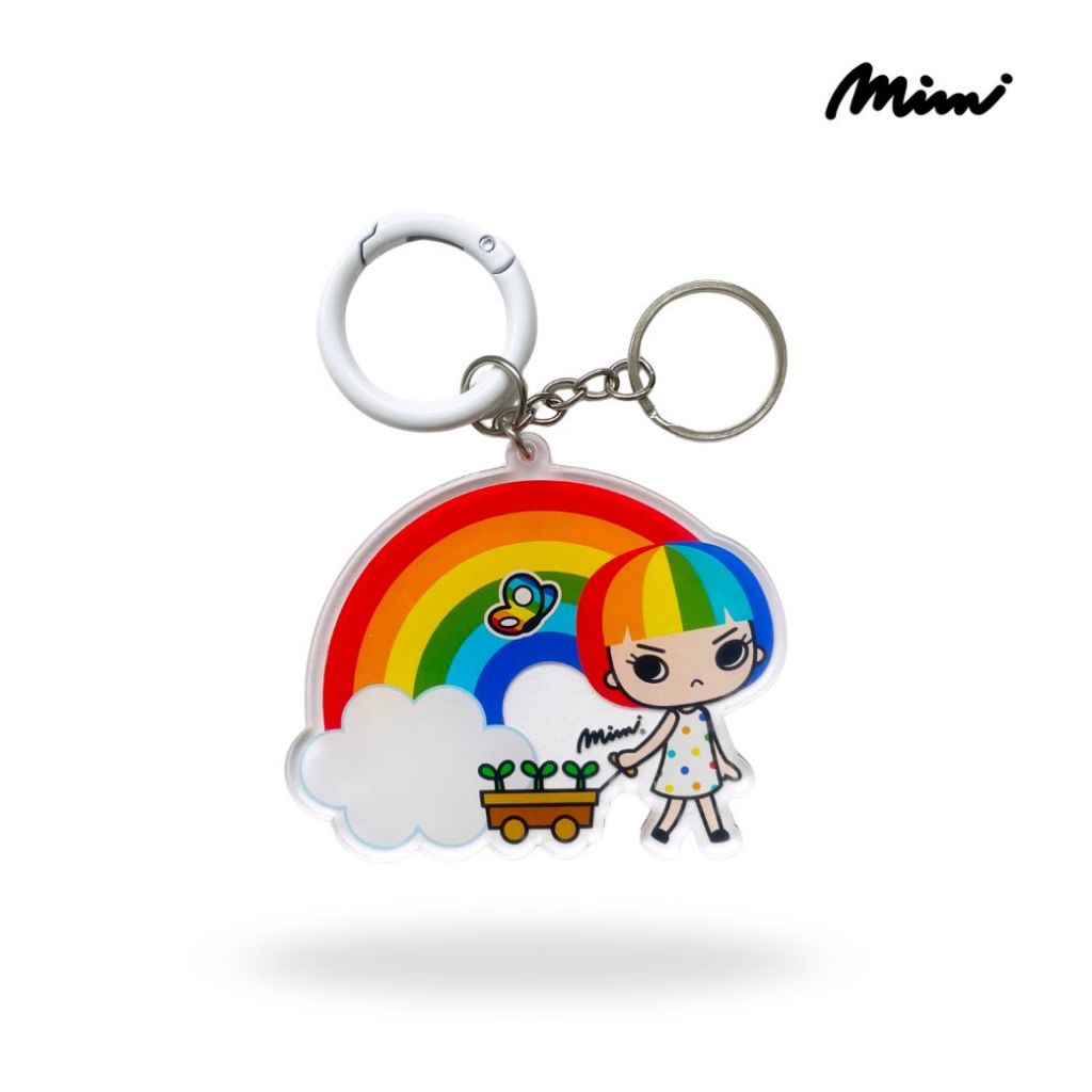 Mimi พวงกุญแจ เรนโบว์   รุ้ง A9MPOT
