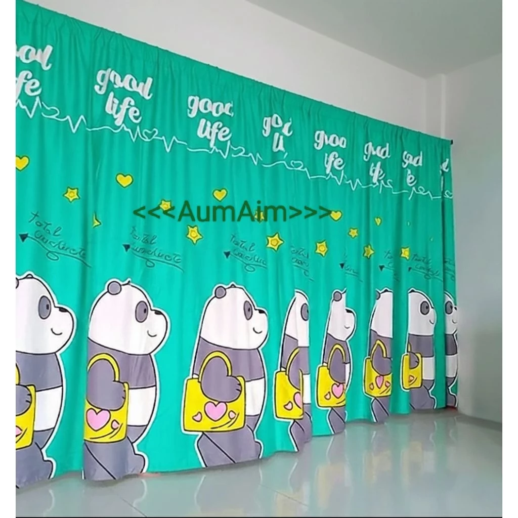 ผ้าม่านกั้นห้อง/ผ้าม่านบังแสงแดด(แถมเชือก) ม่านอเนกประสงค์✅รุ่นไม่ติดระบาย