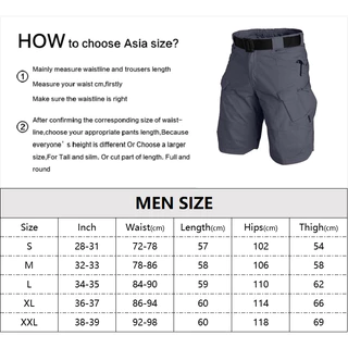 【COD】ix7กางเกงขาสั้นผู้ชาย กางเกงขาสั้นสินค้าทางยุทธวิธีกันน้ำ Mens Shorts ทนทาน ไม่ย้วย ไม่ย่น