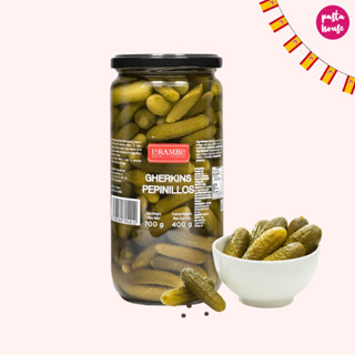แตงกวาดอง ลูกเล็ก La Rambla Gherkins in Vinegar 400g จากสเปน
