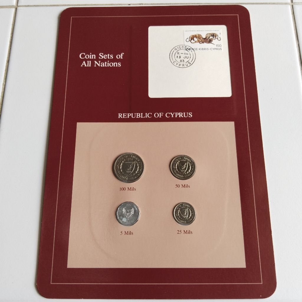 Cyprus แสตมป์และเหรียญ ปี 1982