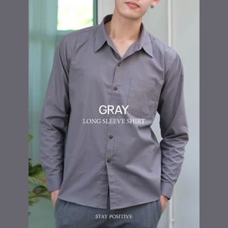 เสื้อเชิ้ตคอปก แขนยาว LONG SLEEVE SHIRT ทรงพอดีตัว Regular Fit