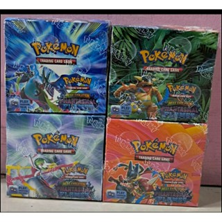 การด์ซองโปเกม่อนกล่อง160-230แบบสุ่มลายกล่องเหล็กหิ้วได้