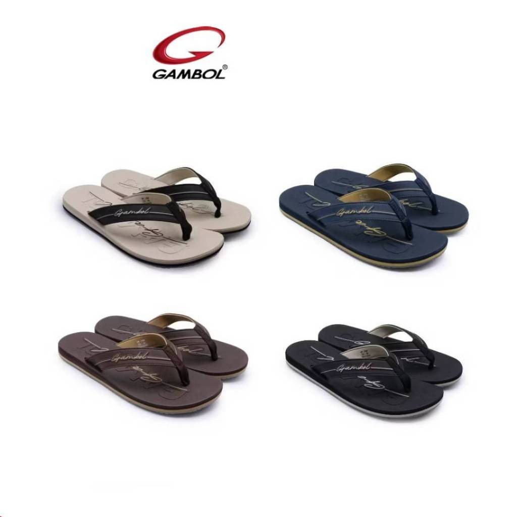 GAMBOL รองเท้าแตะแบบหนีบ รุ่น GM11457 (Signature) ไซส์ 36-44