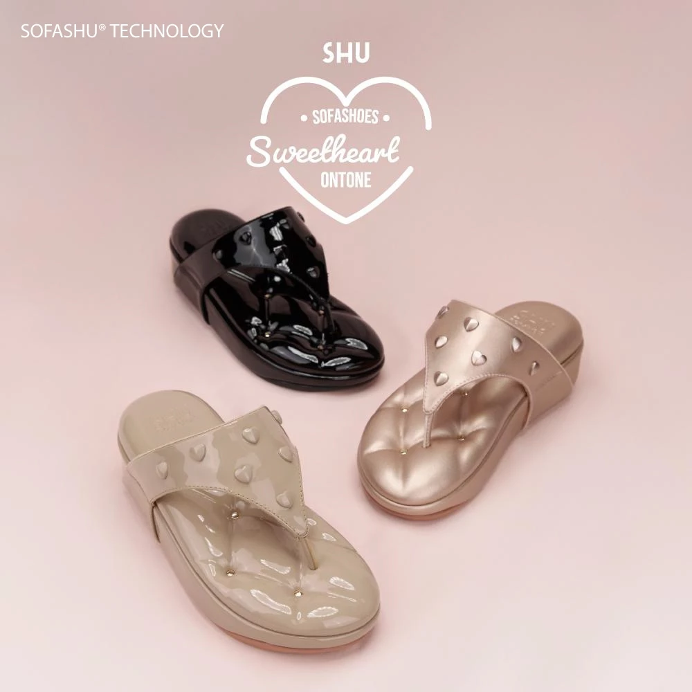 SHU SOFASHOES 2.5" SWEETHEART ONTONE