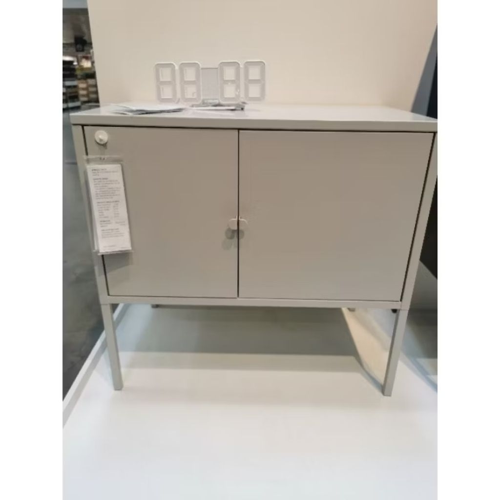 IKEA แท้ค่ะ LIXHULT ลิกซ์ฮุลท์ ตู้, โลหะ/เทา, 60x35 ซม