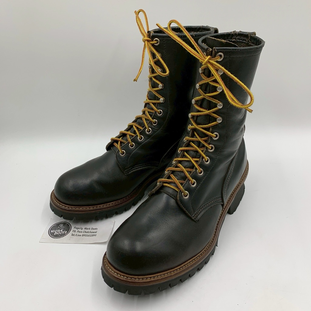 Vtg 80's Redwing 699 logger boots 43