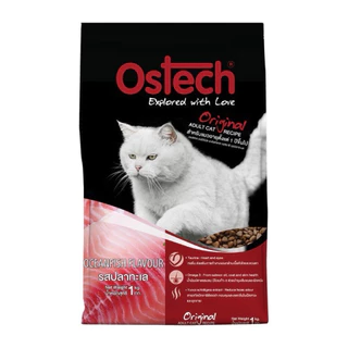 Ostech Original อาหารแมว บำรุงขนและผิวหนัง ขนาด 1 kg.