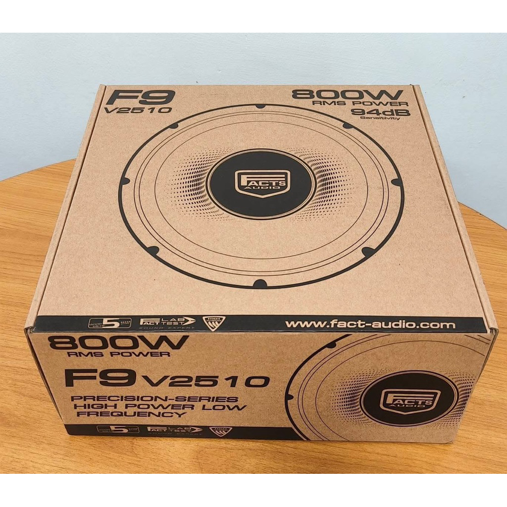 ลำโพง10นิ้ว FACTS AUDIO F9-V2510 ใหม่ล่าสุด