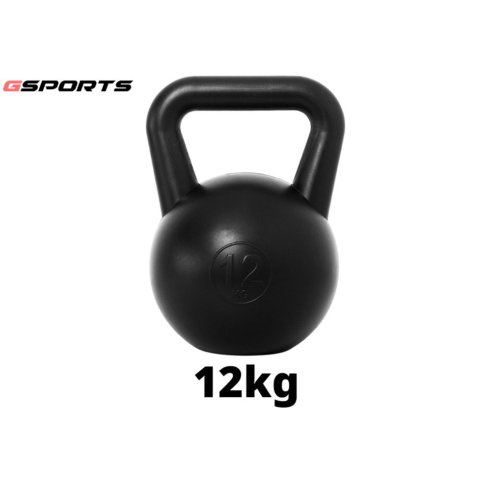 GSports ดัมเบล หูหิ้ว เคตเทิลเบล สีดำ 12 kg Kettlebell Black 12 kg รุ่น KB12-B