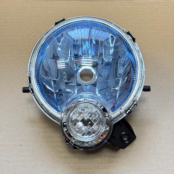 ไฟหน้า(ฟ้า) Fino รุ่นเกย์แยก (เพรช) โคมไฟหน้า ฟีโน่ ปี 2011 Fino New ปี2011