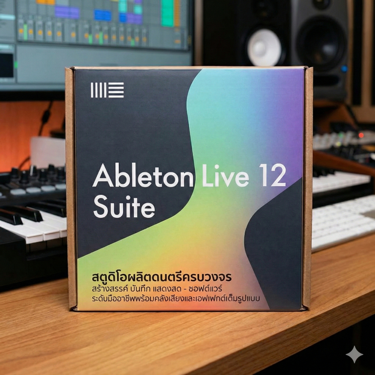 Ableton Live 12 Suite (Boxed Version) โปรแกรมทำเพลง ตัวท็อป ฟีเจอร์ครบชุด (v12.3.5)(รองรับWindows)