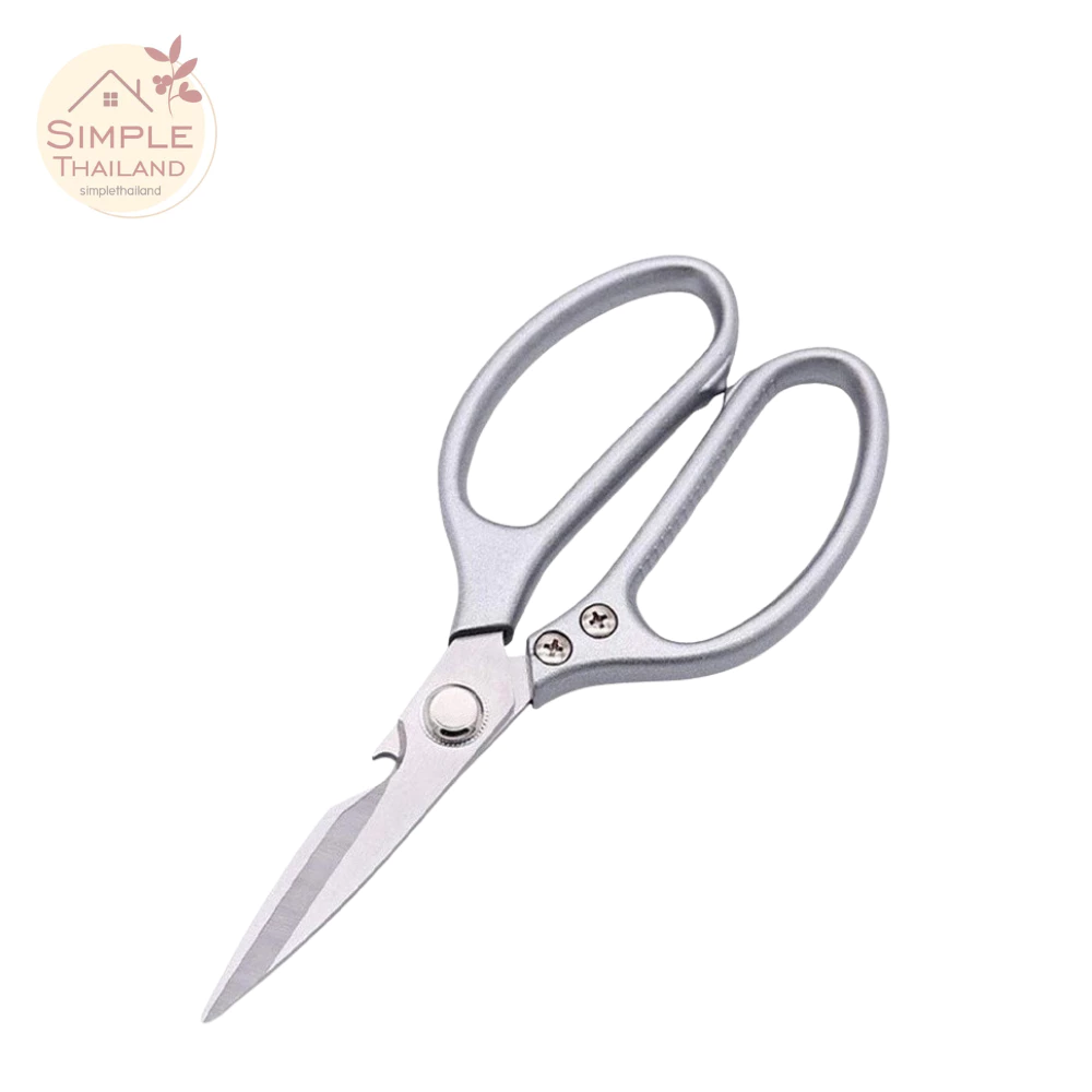 กรรไกรทำครัว ใช้ตัดอาหาร kitchen scissors สำหรับตัดไก่ ตัดเนื้อ ไม่เป็นสนิม Simple Thailand