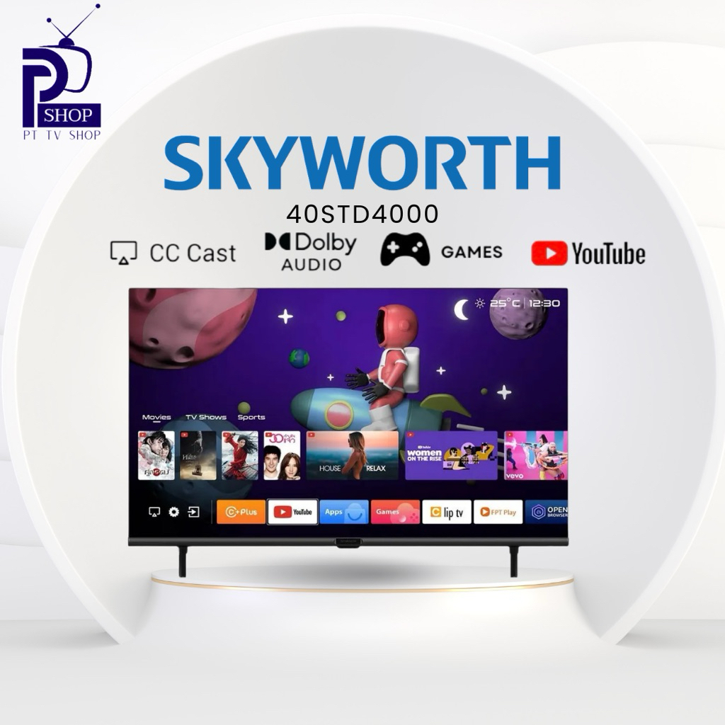 SKYWORTH LED Smart TV 40 นิ้ว รุ่น 40STD4000
