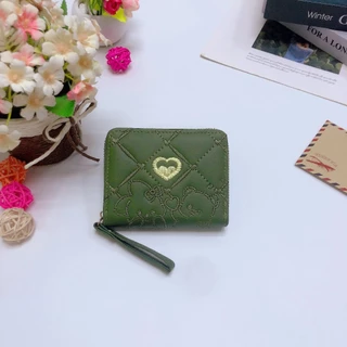 SS90#พร้อมส่ง8สี กระเป๋าสตางค์ผู้หญิง กระเป๋าสตางค์ใบสั้น กระเป๋าสตางค์น่ารัก กระเป๋าสตางค์ พร้อมช่องใส่บัตร สําหรับผู้