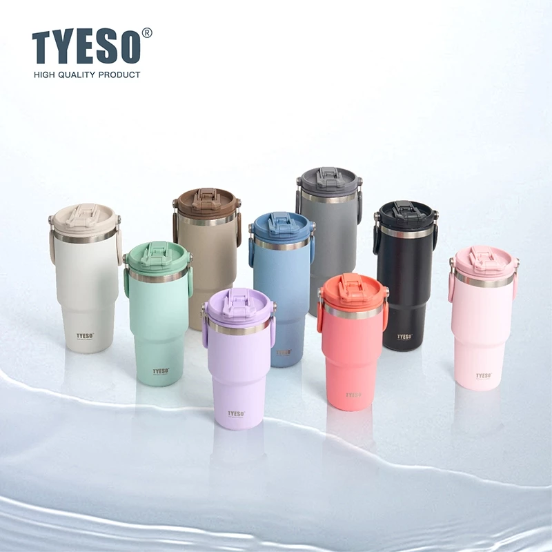 [ประกัน 1 ปี] TYESO แก้วเก็บความเย็น สเตนเลส 304 รุ่น 33#C แก้วน้ำเก็บความเย็น กระติกเก็บความเย็น กระติกน้ำเก็บความเย็น thumbnail 4