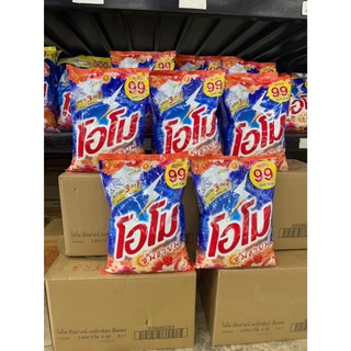 ( ยกลัง 6 ถุง ) โอโม ผลิตภัณฑ์ซักผ้า สีส้ม ( แบบผง ) ขนาด 2600 กรัม.