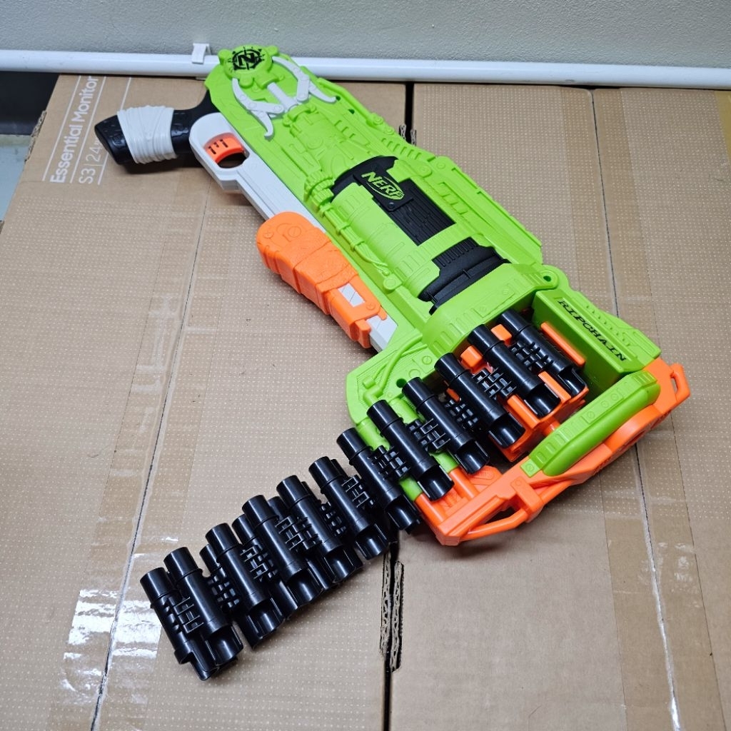 เนิฟสุดฮิต Nerf Zombie Strike Ripchain มือสองแท้ สภาพสวย พร้อมล่า zombie กันหรือยัง