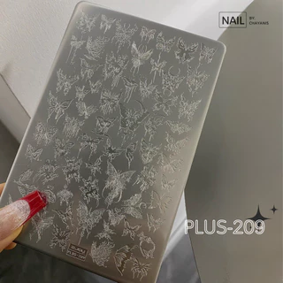 แผ่นปั๊ม เพลตปั๊ม Stamp Plate สำหรับปั๊มลายเล็บ