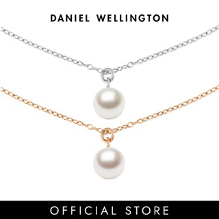 (New)Daniel Wellington สร้อยคอ Pearl Necklace Silver/Rose Go…
